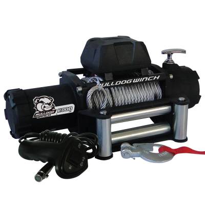 Bulldog Winch - 8000lb Winch with 5.2hp Series Wound Motor, Roller Fairlead