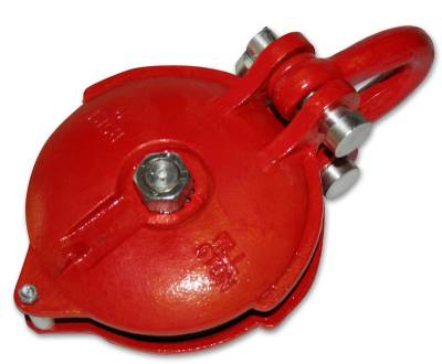 Bulldog Winch - Bulldog Snatch Block 32k BS, 16k Working Load Limit 8" wheel, zerk