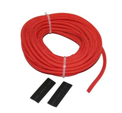 Bulldog Winch - Wire Sheathing, high heat fiberglass 5mm x 25ft (3/16") red