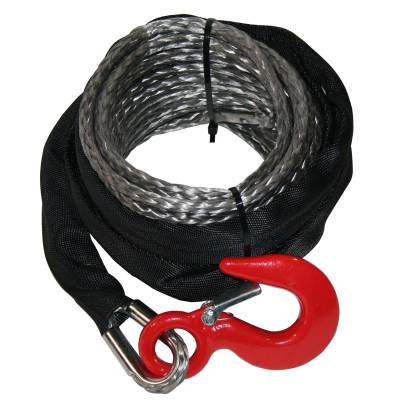 Bulldog Winch - Bulldog Synthetic 8mm x 50ft Synthetic Rope, Grey