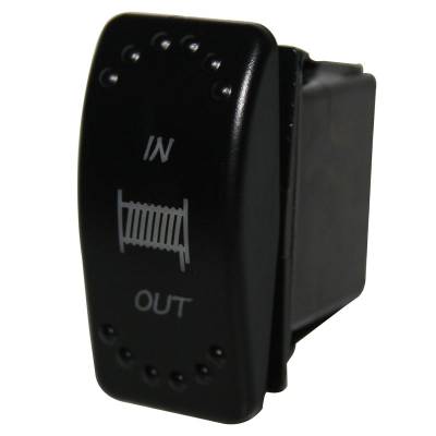 Bulldog Winch - Winch IN-OUT Switch 4pin -White Momentary(IN)-Center OFF-Momentary(OUT)