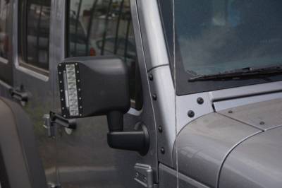 DV8 Offroad - Jeep Wrangler LED Mirrors w/ Turn Signal Option