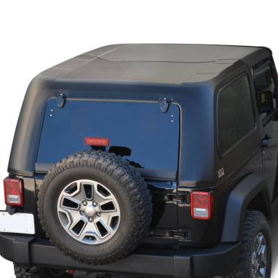 DV8 Offroad - Jeep Hard Top Fast Back JK 2 Door 2 Piece for 07-17 Jeep Wranglers