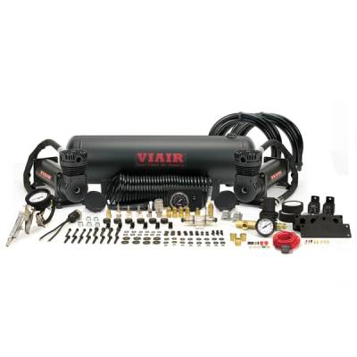 Viair Compressors - Viair Complete On-Board Air System Dual Black 480C Compressors + 2.5 Gallon Tank