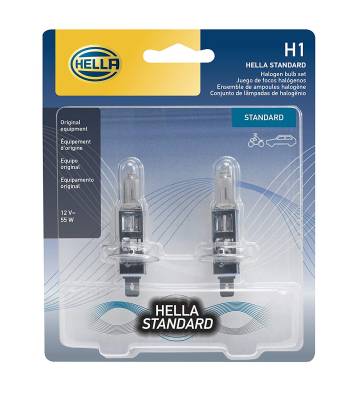 Hella - Hella H1 Halogen Bulb - 100 Watt Pair  -  H1100WTB