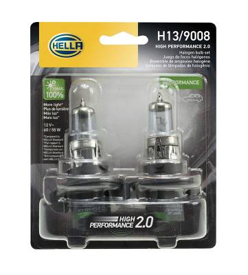 Hella - Hella 2.0 -  H13 Extreme White 60/55 Watt Bulb Pair -  H132.0TB