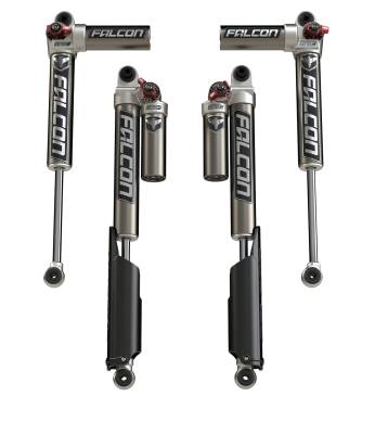 Tera-Flex Suspension - TeraFlex  Falcon Series 3.3 Fast Adjust Piggyback Shock Absorbers JL 2-Door: 0-1.5” Lift  - All 4