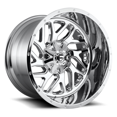 Fuel Wheel - 22 x 14  FUEL 2PC TRITON CHROME PLATED - 8X6.5 - 4.74 BS