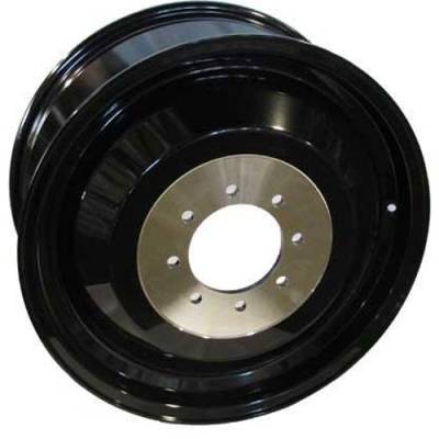 Fuel Wheel - 22 x 8.25  FUEL 1PC DUALIE INNER GLOSS BLACK - 10X11.25 - 9.19 BS