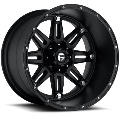 Fuel Wheel - 20 x 12  FUEL 1PC HOSTAGE MATTE BLACK - 6X135/5.5 - 4.73 BS