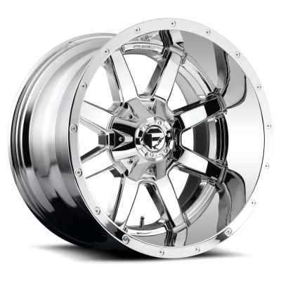 Fuel Wheel - 20 x 12  FUEL 1PC MAVERICK CHROME PLATED - 5X4.5/5.0 - 4.77 BS