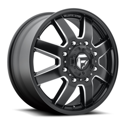 Fuel Wheel - 17 x 6.5  FUEL 1PC MAVERICK MATTE BLACK MILLED - 8X6.5 - -3.26 BS