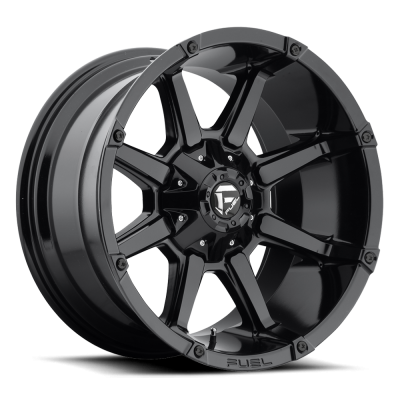 Fuel Wheel - 17 x 9  FUEL 1PC COUPLER GLOSS BLACK - 5X4.5/5.0 - 4.53 BS