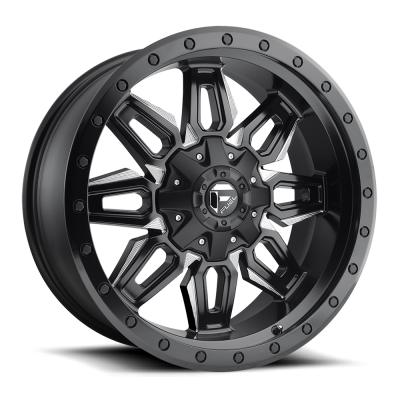 Fuel Wheel - 18 x 9  FUEL 1PC NEUTRON MATTE BLACK MILLED - 5X5.5/150 - 5.04 BS