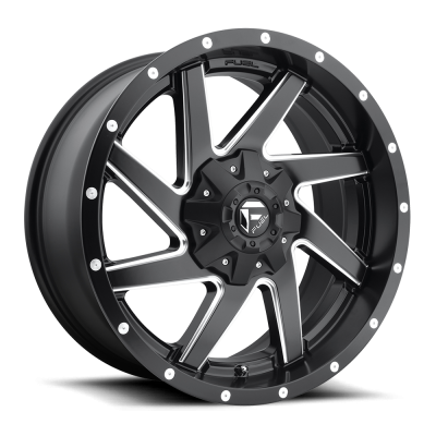 Fuel Wheel - 20 x 9  FUEL 1PC RENEGADE MATTE BLACK MILLED - 6X135/5.5 - 5.04 BS