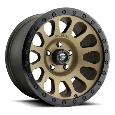 Fuel Wheel - 14 x 7  FUEL UTV VECTOR MATTE BRONZE BLACK BEAD RING - 4X137 - 5.5 BS