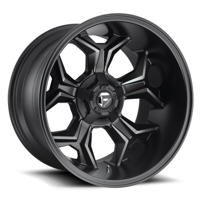 Fuel Wheel - 20 x 10  FUEL 1PC AVENGER MATTE BLACK DOUBLE DARK TINT - 5X4.5/5.0 - 4.79 BS