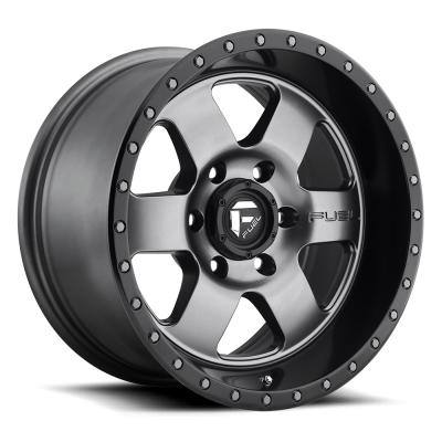 Fuel Wheel - 17 x 9  FUEL 1PC PODIUM MATTE GUN METAL BLACK BEAD RING - 5X5.0 - 4.53 BS