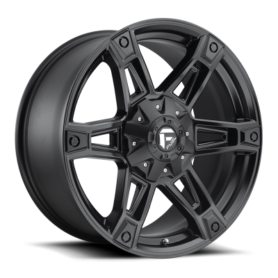 Fuel Wheel - 20 x 9  FUEL 1PC DAKAR MATTE BLACK - 6X135/5.5 - 5.79 BS