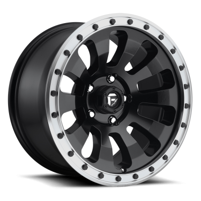 Fuel Wheel - 17 x 9  FUEL 1PC TACTIC MATTE BLACK MACHINED RING - 6X5.5 - 4.53 BS