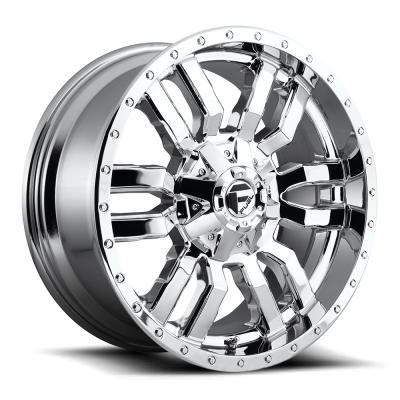 Fuel Wheel - 20 x 9  FUEL 1PC SLEDGE CHROME PLATED - 8X170 - 5.04 BS