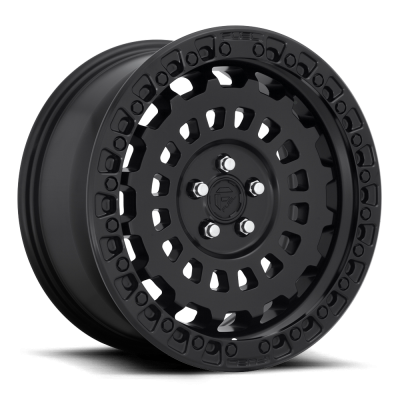 Fuel Wheel - 17 x 8  FUEL 1PC ZEPHYR MATTE BLACK - 5X100 - 6 BS