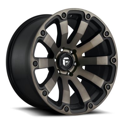 Fuel Wheel - 20 x 10  FUEL 1PC DIESEL MATTE BLACK DOUBLE DARK TINT - 5X5.0 - 4.79 BS