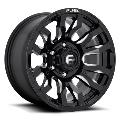 Fuel Wheel - 20 x 9  FUEL 1PC BLITZ GLOSS BLACK MILLED - 5X5.5 - 5.04 BS