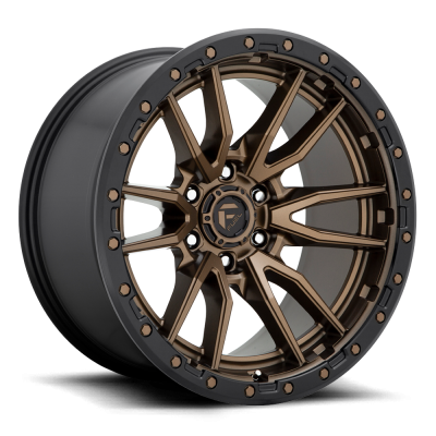 Fuel Wheel - 17 x 9  FUEL 1PC REBEL MATTE BRONZE BLACK BEAD RING - 6X5.5 - 4.53 BS