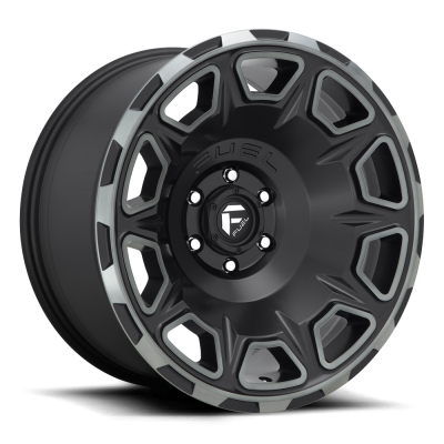 Fuel Wheel - 17 x 9  FUEL 1PC VENGEANCE MATTE BLACK DOUBLE DARK TINT - 5X5.0 - 4.53 BS