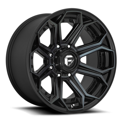 Fuel Wheel - 18 x 9  FUEL 1PC SIEGE GLOSS MACHINED DOUBLE DARK TINT - 8X180 - 4.53 BS