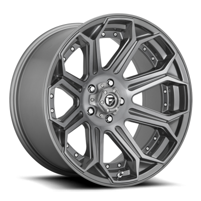 Fuel Wheel - 20 x 9  FUEL 1PC SIEGE BRUSHED GUN METAL TINTED CLEAR - 8X170 - 5.79 BS