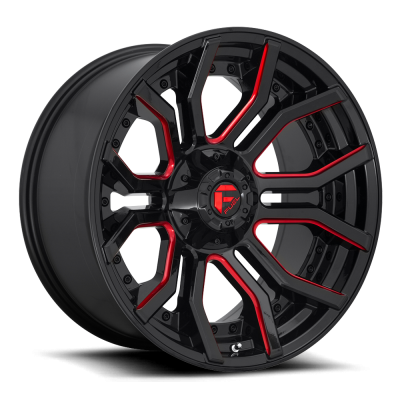 Fuel Wheel - 20 x 10  FUEL 1PC RAGE GLOSS BLACK RED TINTED CLEAR - 8X170 - 4.79 BS