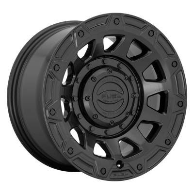 Fuel Wheel - 17 x 9  FUEL 1PC TRACKER SATIN BLACK - 5X4.5/5.0 - 4.53 BS