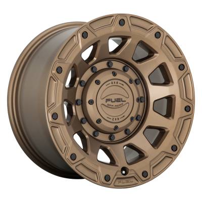 Fuel Wheel - 17 x 9  FUEL 1PC TRACKER MATTE BRONZE - 5X4.5/5.0 - 4.53 BS