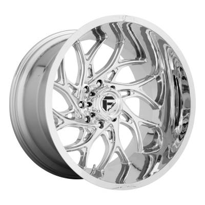 Fuel Wheel - 22 x 10  FUEL 1PC RUNNER CHROME - 8X6.5 - 4.79 BS