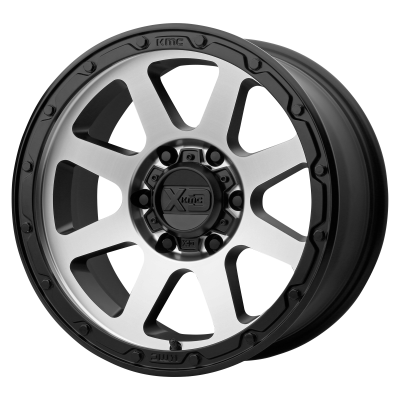 XD SERIES WHEELS - 17 x 8.5 XD  ADDICT 2 MATTE BLACK MACHINED - 6X135 - 4.75" BS