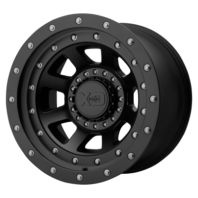 XD SERIES WHEELS - 20 x 10 XD  FMJ SATIN BLACK - BLANK - 4.79" BS