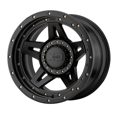 XD SERIES WHEELS - 17 x 9 XD  BRUTE SATIN BLACK - BLANK - 4.53" BS