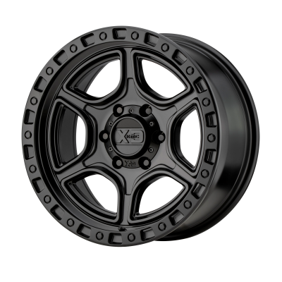 XD SERIES WHEELS - 16 x 8 XD  PORTAL SATIN BLACK - 6X5.5 - 4.26" BS