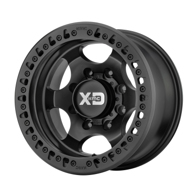 XD SERIES WHEELS - 17 x 9 XD  XD232 SATIN BLACK - 5X5.0 - 3.5" BS