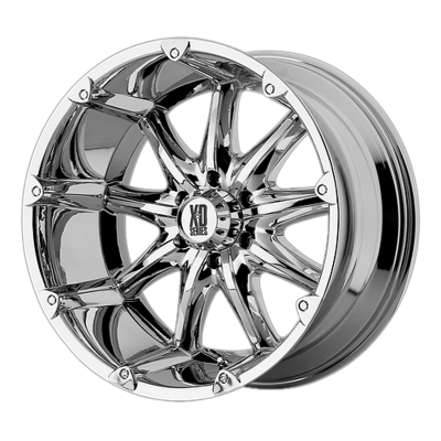 XD SERIES WHEELS - 20 x 9 XD  BADLANDS CHROME - 5X5.0 - 4.53" BS