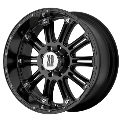 XD SERIES WHEELS - 20 x 9 XD  HOSS GLOSS BLACK - 5X5.0 - 5.71" BS