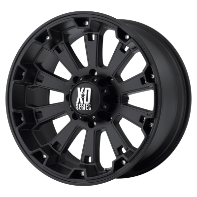 XD SERIES WHEELS - 18 x 9 XD  MISFIT MATTE BLACK - 5X5.5 - 5" BS