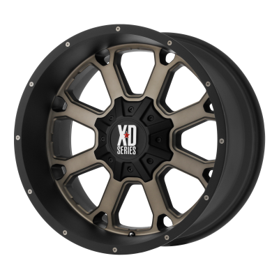 XD SERIES WHEELS - 20 x 14 XD  BUCK 25 MATTE BLACK W/ DARK TINT - 6X135/5.5 - 4.51" BS