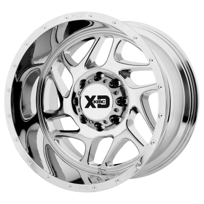 XD SERIES WHEELS - 20 x 12 XD  FURY CHROME - 6X5.5 - 4.77" BS