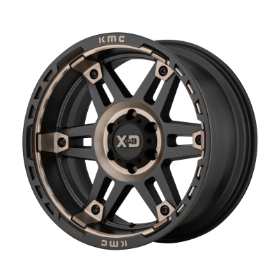 XD SERIES WHEELS - 20 x 10 XD  SPY II SATIN BLACK W/ DARK TINT - 5X5.0 - 4.79" BS