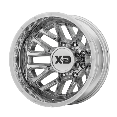 XD SERIES WHEELS - 20 x 8.25 XD  GRENADE DUALLY CHROME - REAR - 8X6.5 - -3.17" BS