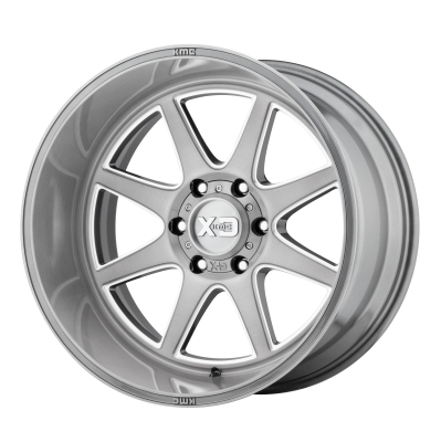 XD SERIES WHEELS - 20 x 12 XD  PIKE TITANIUM BRUSHED MILLED - 5X5.0 - 4.77" BS