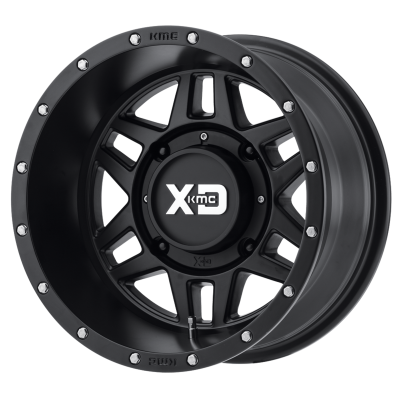 XD SERIES WHEELS - 14 x 7 XD ATV MACHETE SATIN BLACK - 4X110 - 4.39" BS